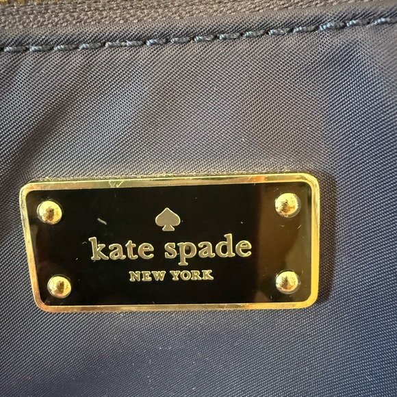 Kate Spade New York Navy Nylon Crossbody Satchel Bag with Strap - Picture 6 of 9